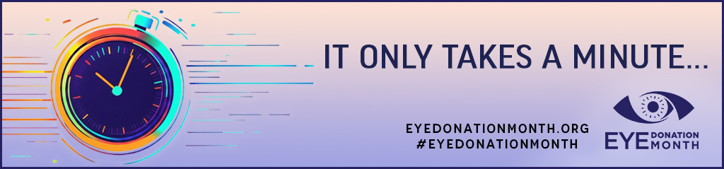 Eye Donation Month 2025 featuring Christine Lichti double cornea recipient and nurse Everyday Heroes